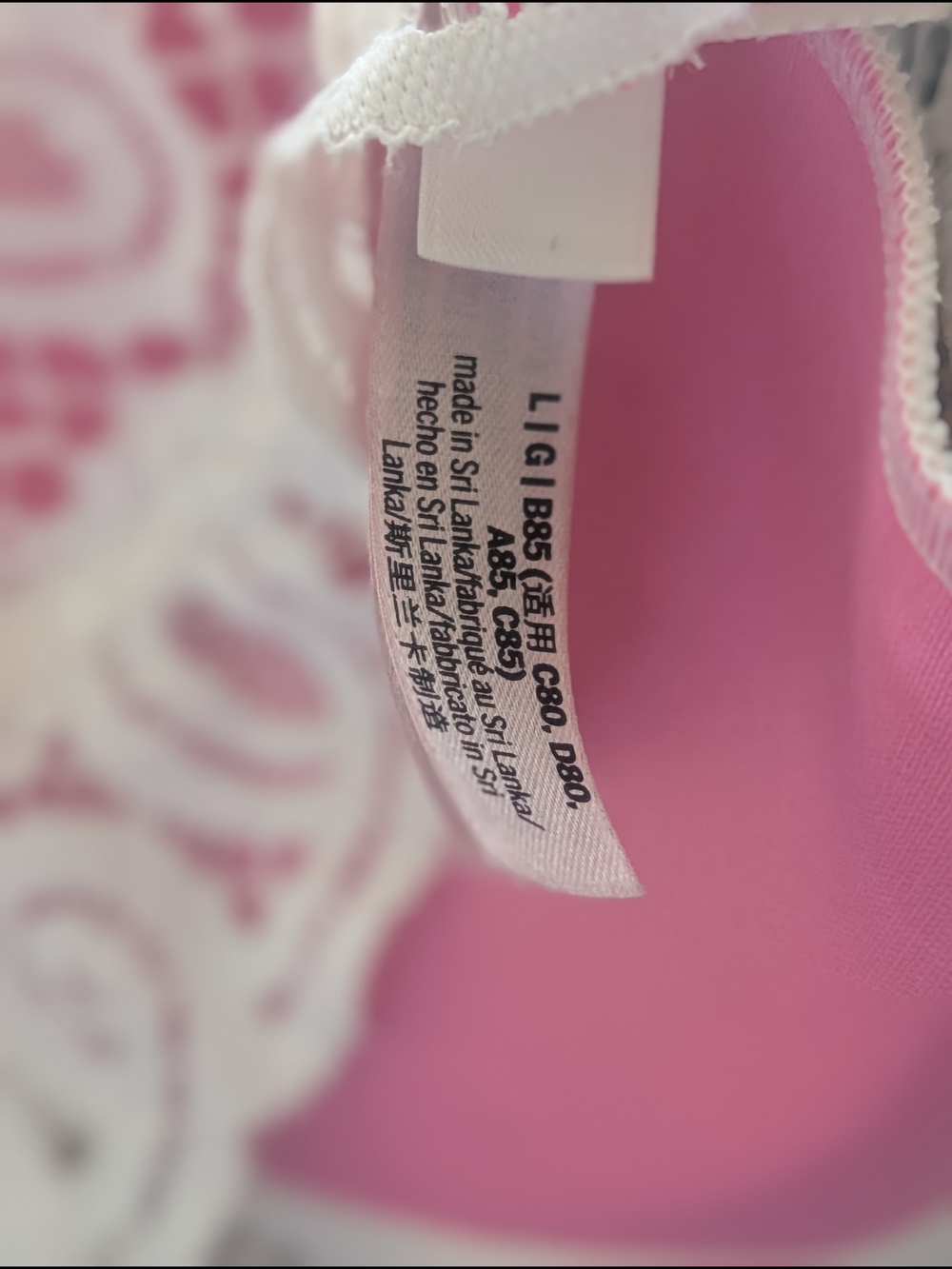 PINK Victoria's Secret White Lace Halter Bralette - Picture 3 of 5